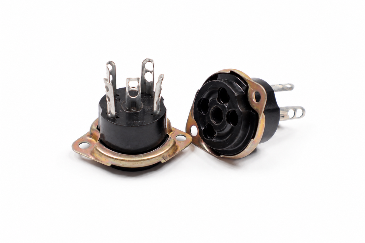 NOS EBY Five Pin Socket