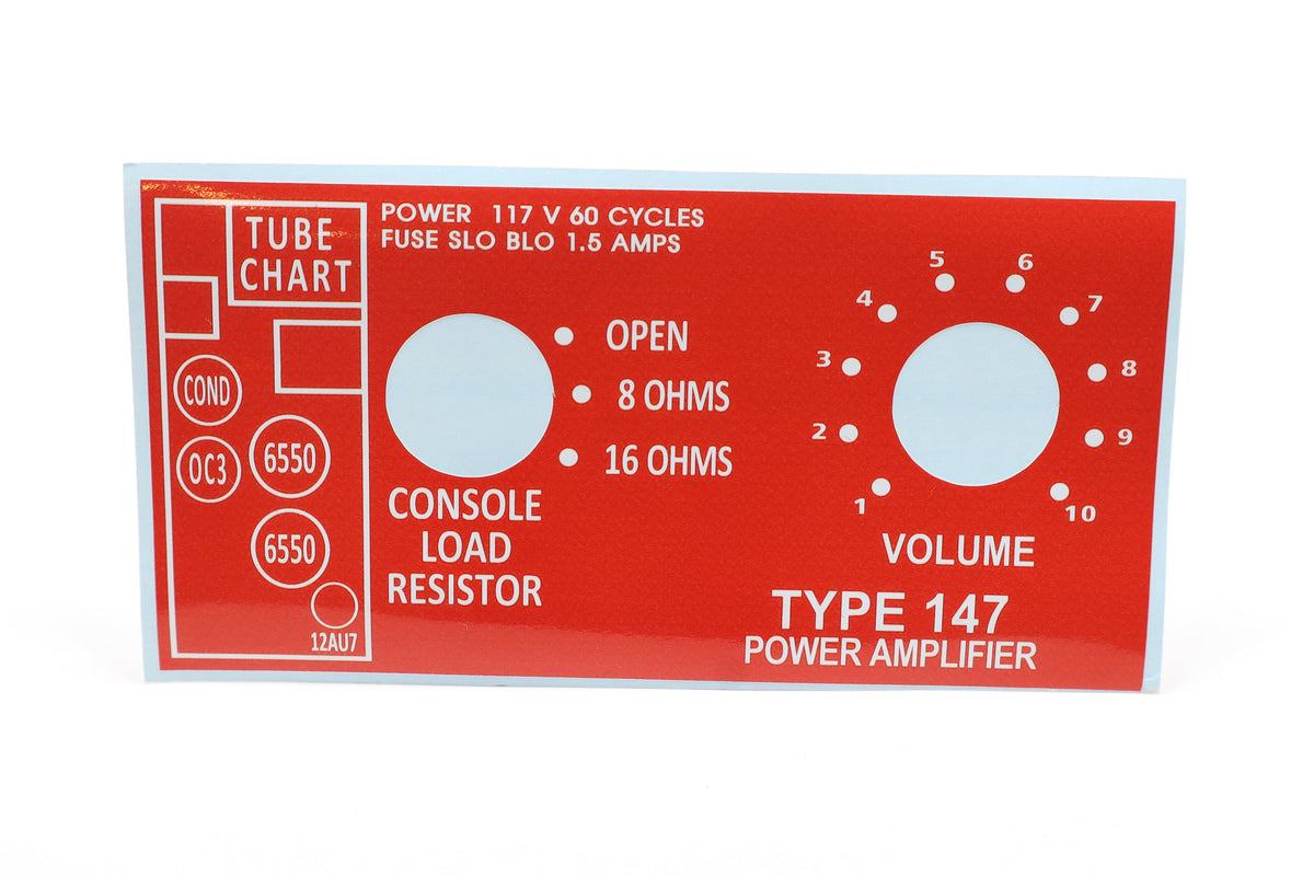Leslie 147 Volume Label