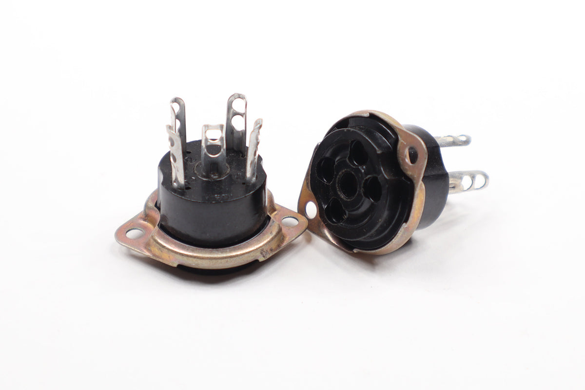 NOS EBY Five Pin Socket