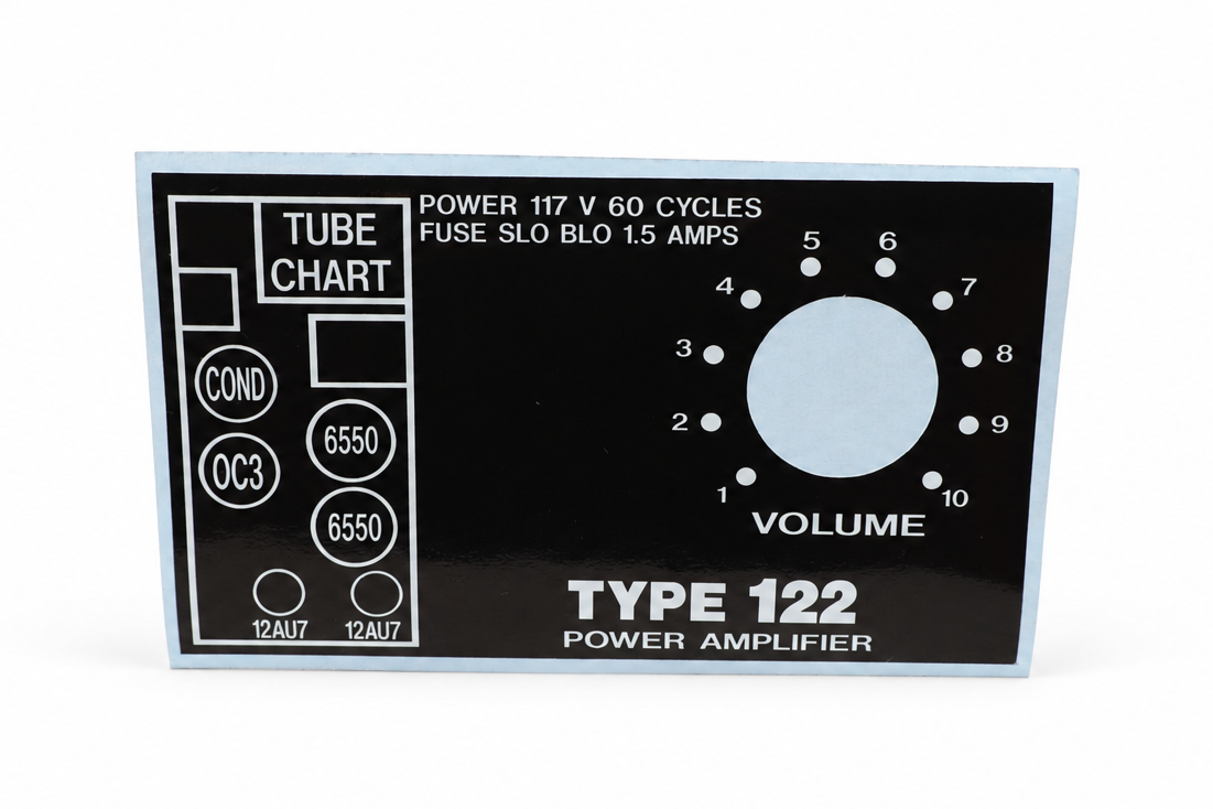 Leslie 122 Volume Label