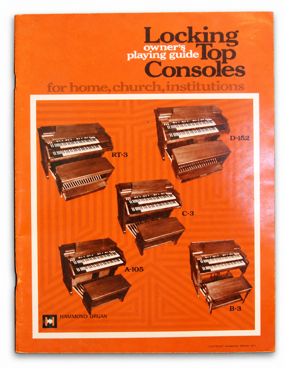 Original Hammond B-3, C-3, RT-3, A-105, D-152 Owner`s Manual