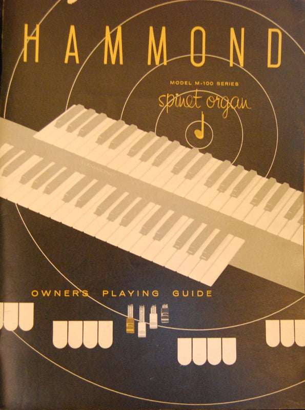 Original Hammond M-100 Owner`s Manual